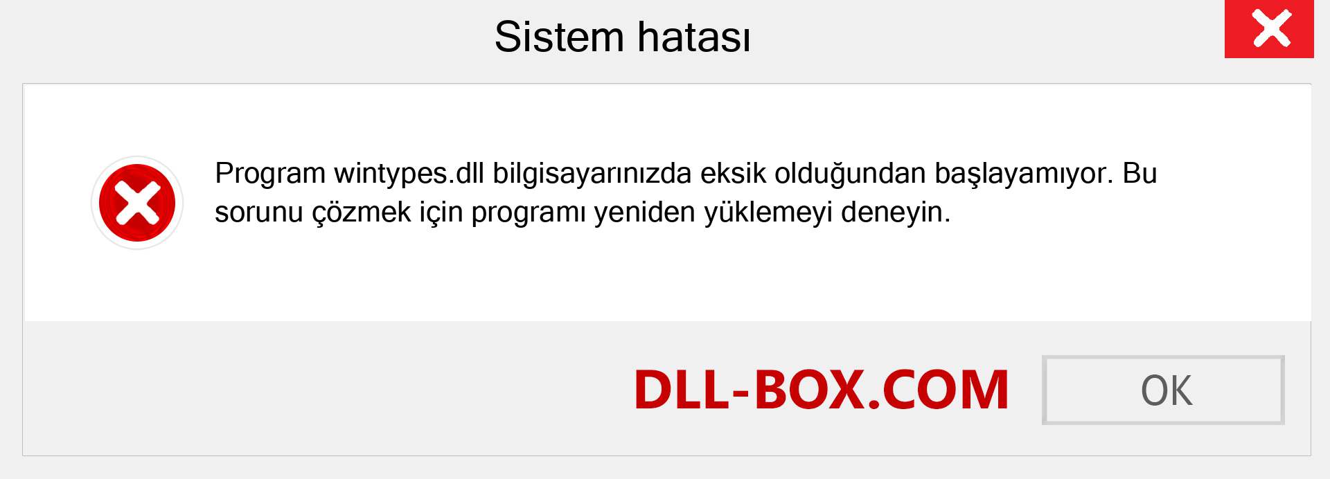 wintypes.dll dosyası eksik mi? Windows 7, 8, 10 için İndirin - Windows'ta wintypes dll Eksik Hatasını Düzeltin, fotoğraflar, resimler